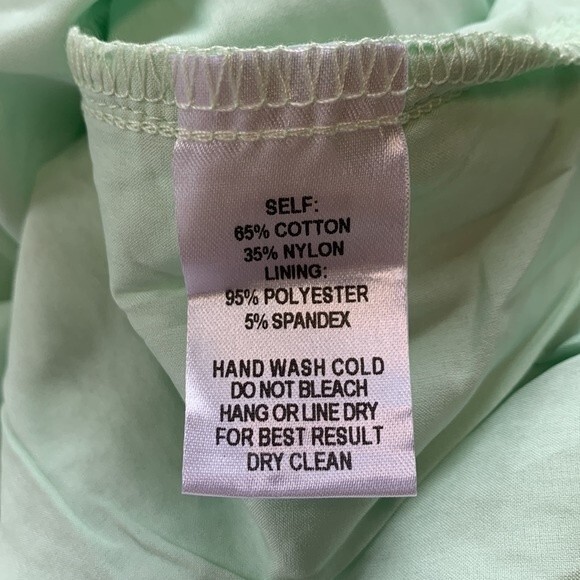 NWT Lulu's | Lace Dress Sage Green Meg Lace Tulip Hem Dress Size S - Picture 9 of 10